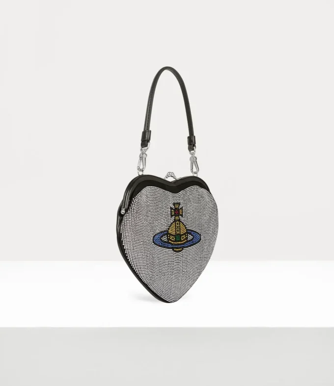 Belle Heart Frame Purse