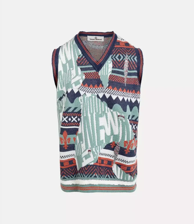 Broken Fair Isle Vest Broken Fair Isle Vest