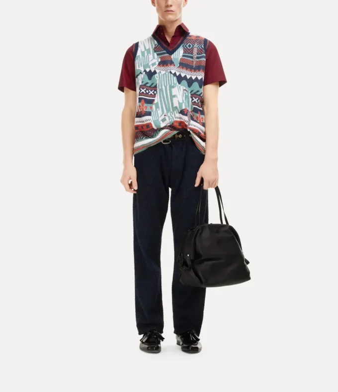 Broken Fair Isle Vest Broken Fair Isle Vest