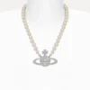 Man. Bas Relief Pearl Necklace Man. Bas Relief Pearl Necklace