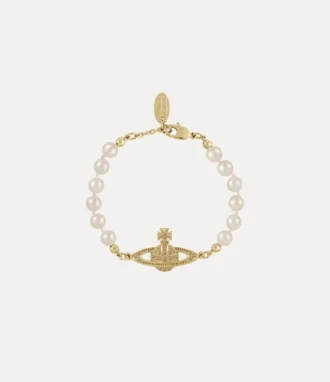 Mini Bas Relief Pearl Bracelet