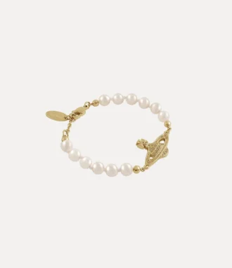 Mini Bas Relief Pearl Bracelet