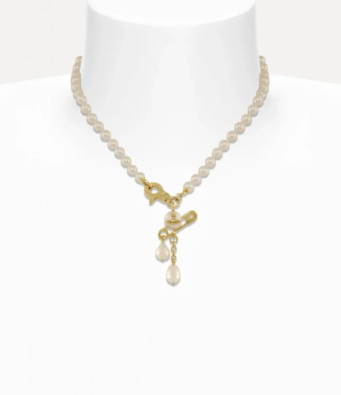 Small Claude Pearl Necklace Small Claude Pearl Necklace
