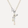 Small Claude Pearl Necklace Small Claude Pearl Necklace