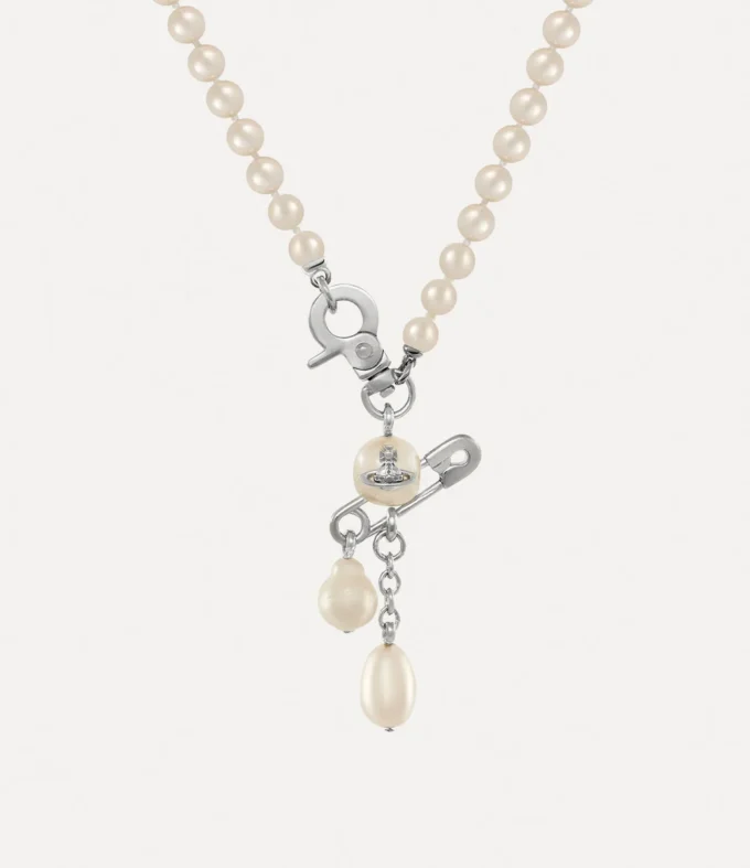Small Claude Pearl Necklace Small Claude Pearl Necklace
